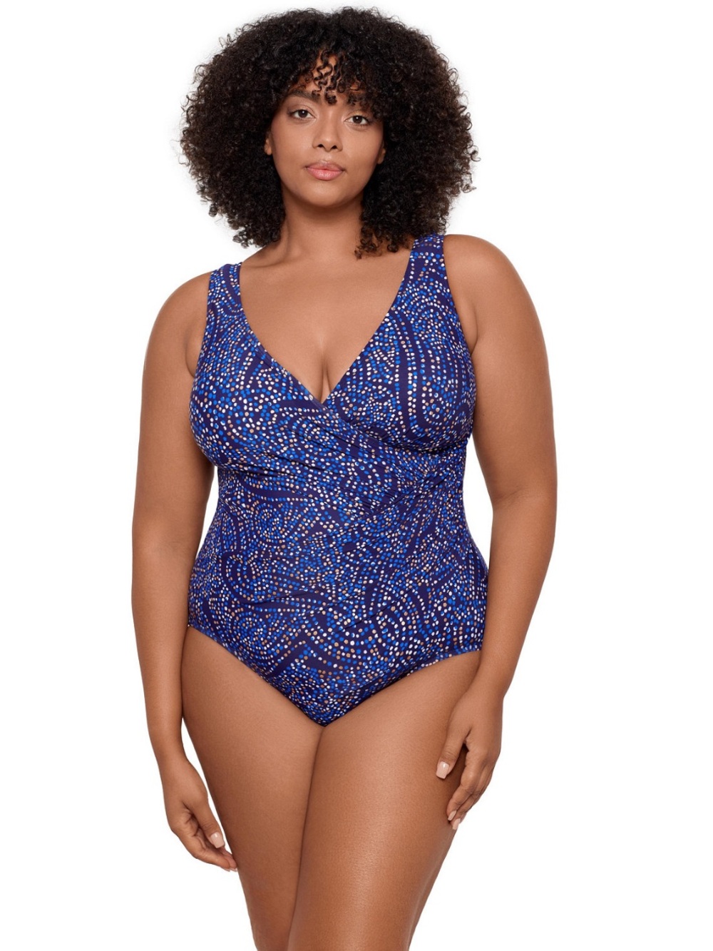 NWT Miraclesuit Spotlight Oceanus One-Piece Swimsuit Size 18